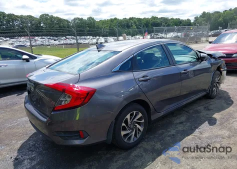 2018 Honda Civic Ex z USA, uszkodzony, nr VIN 2HGFC2F77JH502276